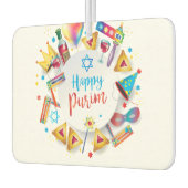 Purim Basket Gifts Hamantaschen Gragger Hebrew Autolufterfrischer (Links)