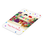 Purim Basket Gifts Hamantaschen Gragger Hebrew Magnet (Linke Seite)