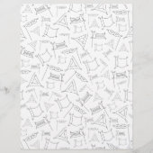 Purim Briefbogen (Rückseite)