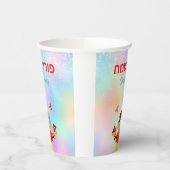 Purim Celebration Colorful Clown Hamantash Pappbecher (Links)