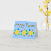 Purim celebration karte (Gelbe Blume)