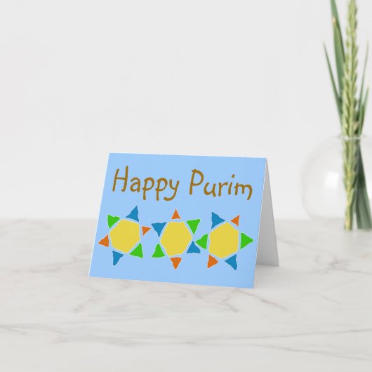 Purim celebration karte (Vorderseite)