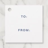 Purim Coral Ombre Geschenkanhänger (Vorderseite)