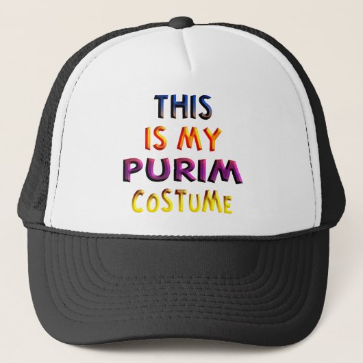 Purim Costume Truckerkappe (Vorderseite)