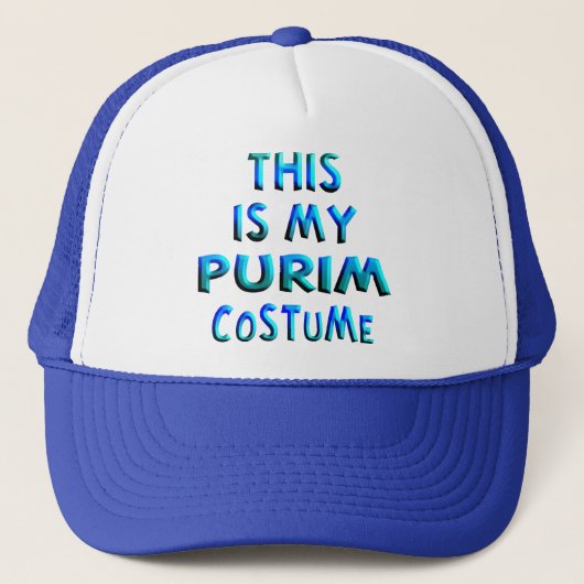Purim Costume Truckerkappe (Vorderseite)