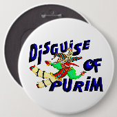 Purim Disguise Button (Vorne & Hinten)