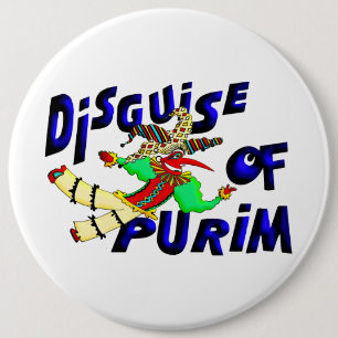 Purim Disguise Button