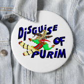 Purim Disguise Button (Beispiel)