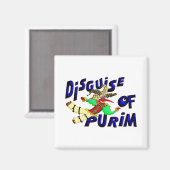 Purim Disguise Magnet (Vorderseite/Rückseite)