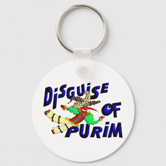 Purim Disguise Schlüsselanhänger (Vorderseite)