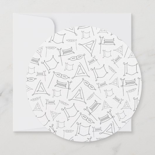 Purim Einladung (Rückseite)