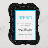 Purim Einladung (Vorne/Hinten)