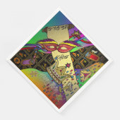 Purim Esther Celebration Art Print Paper Napkin Serviette (Ecke)