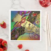 Purim Esther Celebration Art Print Paper Napkin Serviette (Beispiel)