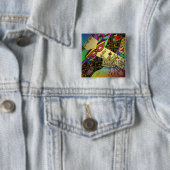 Purim Esther Celebration Art Print Square Button (Beispiel)