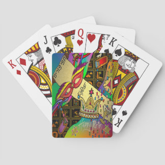 Purim Esther Celebration Dark Art Print Spielkarten