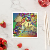 Purim Esther Celebration Light Art Principins Serviette (Beispiel)