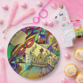 Purim Esther Celebration Light Art Print Pappteller (Party)