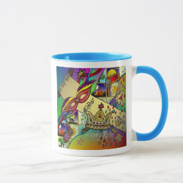 Purim Esther Celebration Light Art Print Tasse