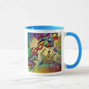Purim Esther Celebration Light Art Print Tasse