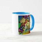 Purim Esther Celebration Light Art Print Tasse (VorderseiteRechts)