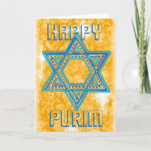 Purim-Feier Karte