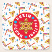 Purim Festival Jewish Holiday Geschenke Hamantasch Rechteckiger Pappuntersetzer (Vorderseite)