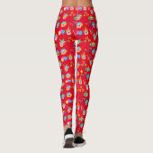 Purim Festival Kinder Party Niedlich Clownsfeier Leggings (Rückseite)