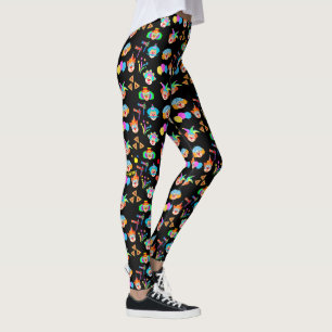 Purim Festival Kinder Party Niedlich Clownsfeier Leggings