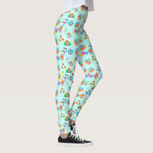 Purim Festival Kinder Party Niedlich Clownsfeier Leggings