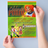 Purim-Flyer Flyer (Hand)