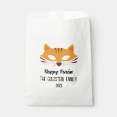 Purim Fuchs Maskerade Kostüm Geschenktütchen (Vorderseite)