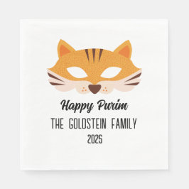 Purim Fuchs Maskerade Kostüm Serviette