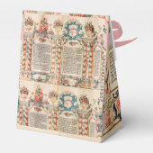 Purim-Gastgeschenke, Mishloach-Manot Esther Scroll Geschenkschachtel (Rückseite)