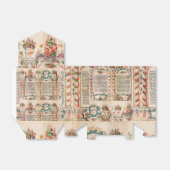 Purim-Gastgeschenke, Mishloach-Manot Esther Scroll Geschenkschachtel (Ungefaltet)