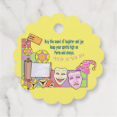 Purim Geschenkanhänger (Rückseite)