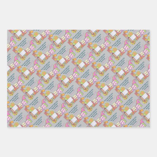 Purim Geschenkpapier Set (Vorderseite 3)