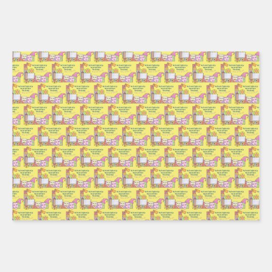 Purim Geschenkpapier Set (Vorderseite)