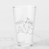 Purim Glas (Rückseite)
