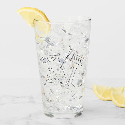 Purim Glas (Vorderseite Ice)
