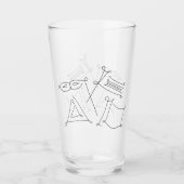 Purim Glas (Vorderseite)