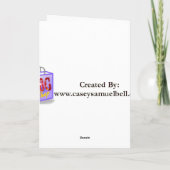 Purim Greeting Card 2 Karte (Rückseite)