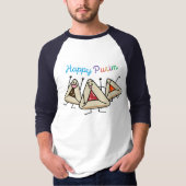 Purim hamantaschen Gebäck Sameach Oznei Haman T-Shirt (Vorderseite)