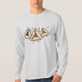 Purim hamantaschen Gebäck Sameach Oznei Haman T-Shirt (Vorderseite)