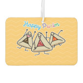 Purim hamantaschen Konditii Sameach Oznei Haman Autolufterfrischer (Rückseite)