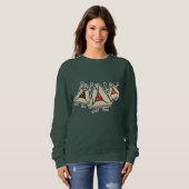 Purim hamantaschen Konditii Sameach Oznei Haman Sweatshirt (Vorne ganz)
