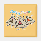 Purim Hamantaschen Konditorei Sameach Oznei Haman Magnet (Vorne)