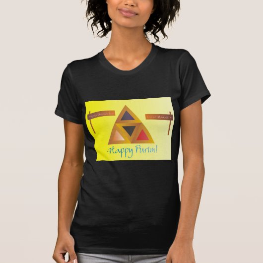 Purim Hamantaschen T-Shirt (Vorderseite)