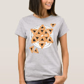Purim Hamantash Hamantaschen Jewish Star T-Shirt (Vorderseite)