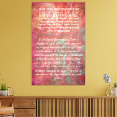 Purim Hebre Prayer Esther Judaika Leinwanddruck (Insitu (Wohnzimmer))